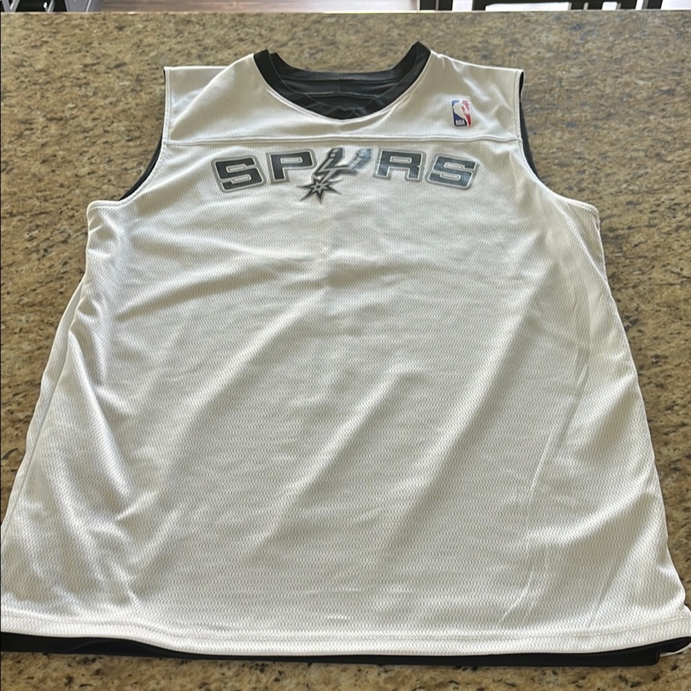 San Antonio Spurs reversible basketball jersey
